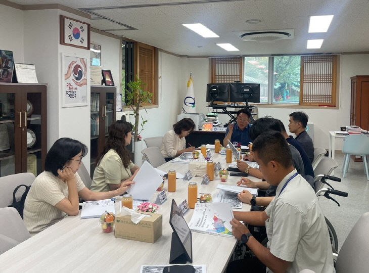 사진자료(충청남도교육청안전수련원, (가칭성 최종보고회 개최