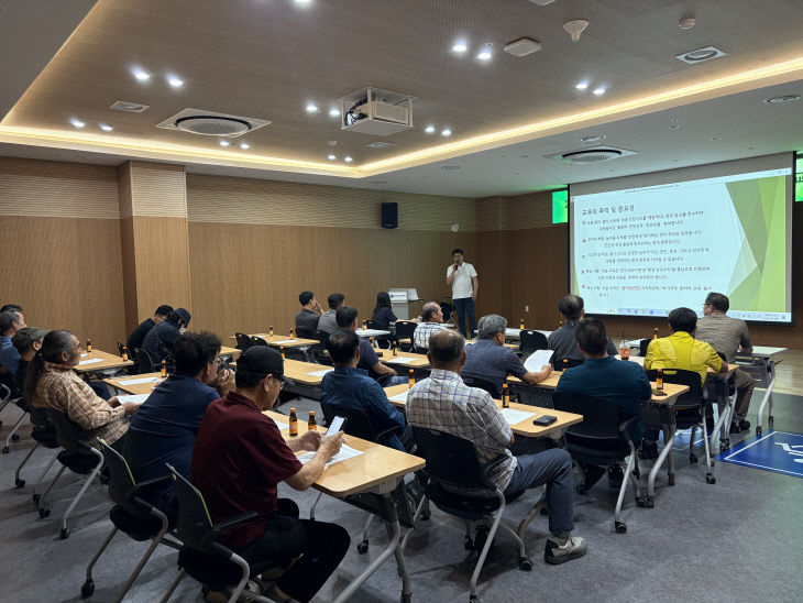 9.10(김해시 유해야생동물 포획단 하반기 안전교육 실시)2