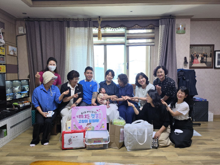 고창군 출산가정 축하방문