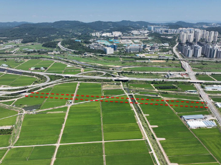 아산현충사IC 연결도로 개설공사 착공