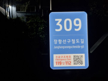 발광다이오드(LED) 기초번호판 추가 설치 (1)