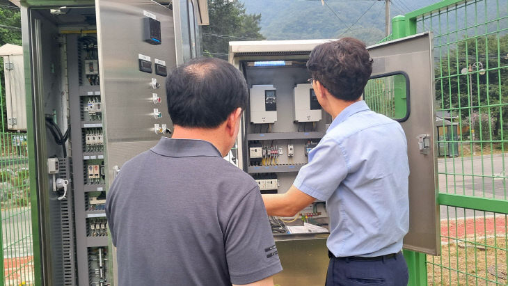 상수도 가압장 점검 사진(2)