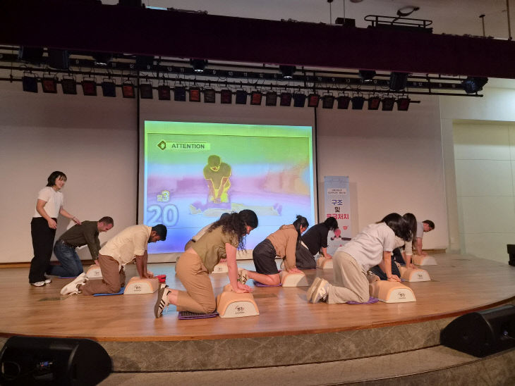 CPR 교육 사진