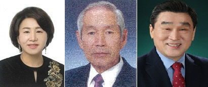 왼쪽부터 이문희, 박희천, 김정구