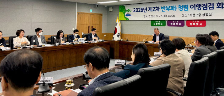 [사진2] 2026년 제2차 반부패 청렴 이행점검 회의