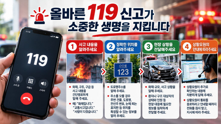 119 신고 요령