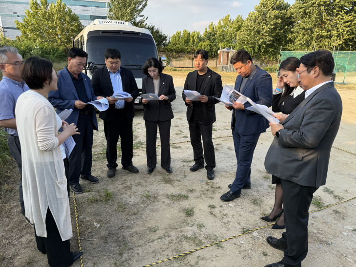 청주시의회 도시건설위원회, 청주 도시발전 위해 현장