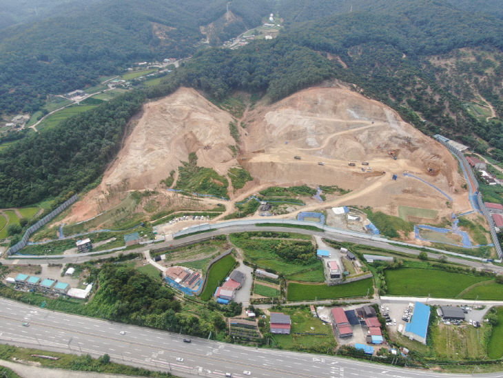 동현지구 스마트창조도시 공사 현장 사진