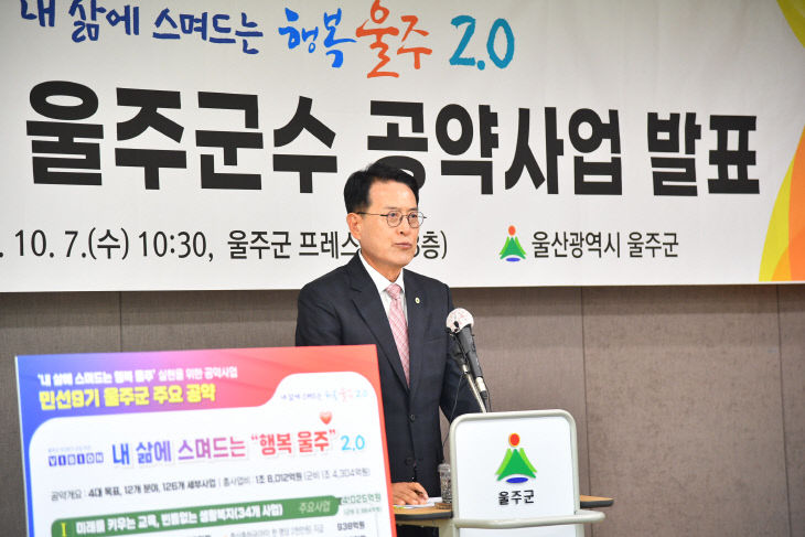 울주군, 민선9기 공약사업 126개 확정1