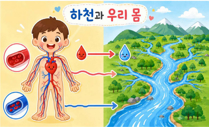 우수환경교육프로그램 이미지 (하천과 우리 몸)