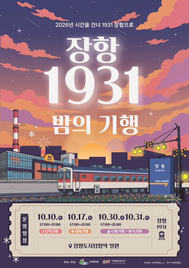 장항 1931 밤의 기행 포스터