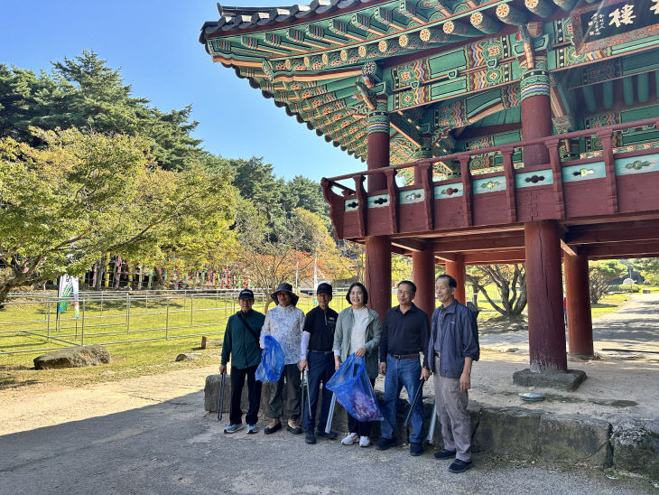 국가유산돌봄봉사단, 모양성제 맞이 환경정화활동