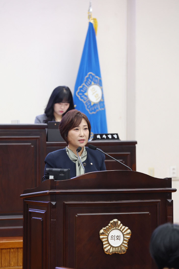 장성란 의원 5분 자유발언 261013