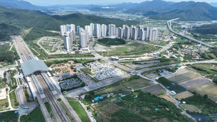 경주 역세권 전경