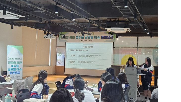 질문을 통한 호수돈 글로벌 이슈 토론캠프