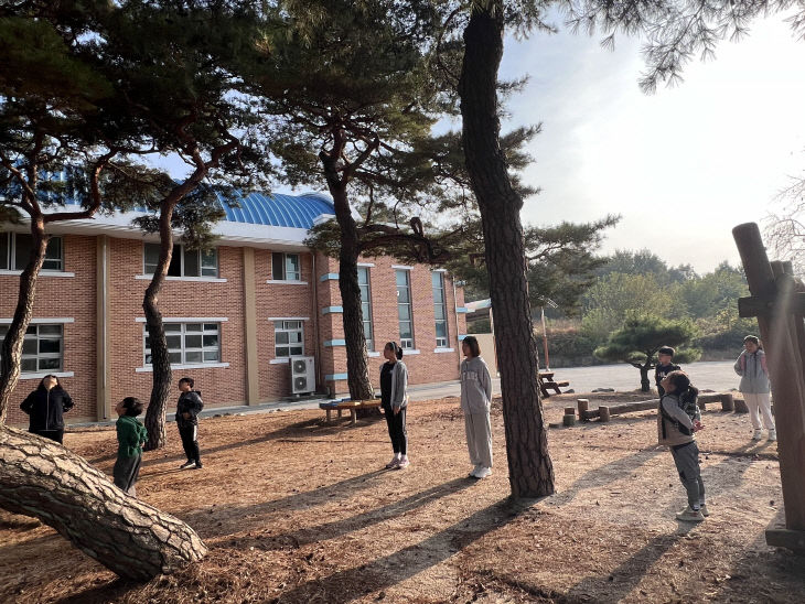 예산 대술초_아침 걷기 운동 사진_1