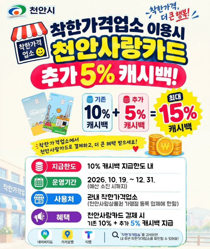 일자리경제과(착한가격업소 추가 캐시백 지원사업)