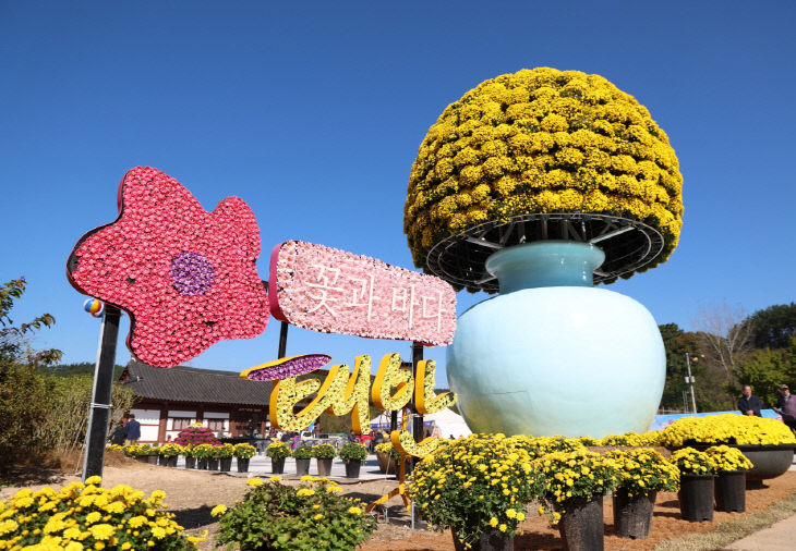1. 지난해 태안국화축제 진행 모습2