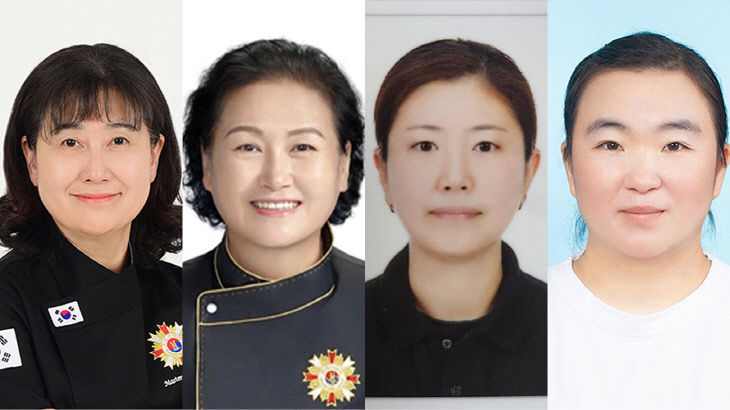 왼쪽부터 박미숙, 박은경, 편미희, 길효륜.