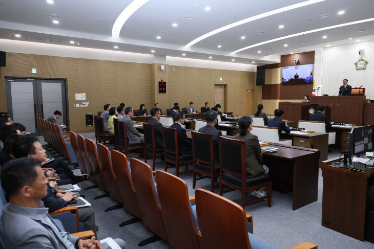 서천군의회 제347회 1차 졍례회 모습
