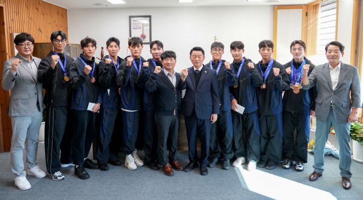 서천, 전국체전 입상 선수 격려
