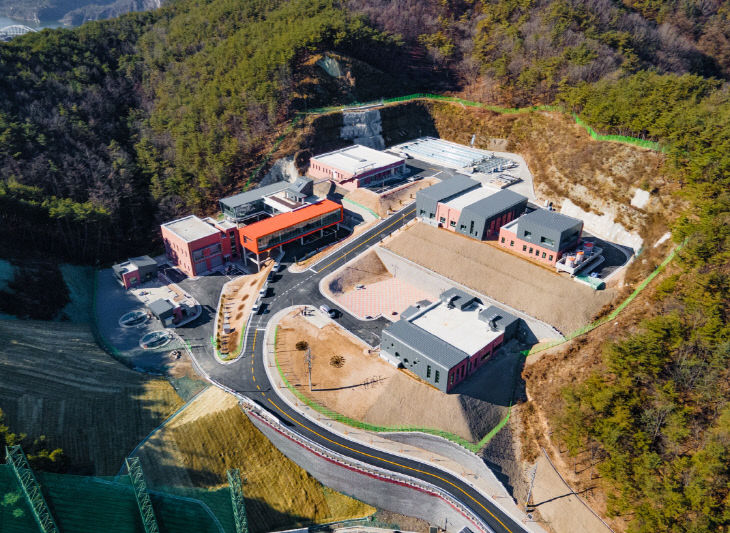 단양 정수장 전경