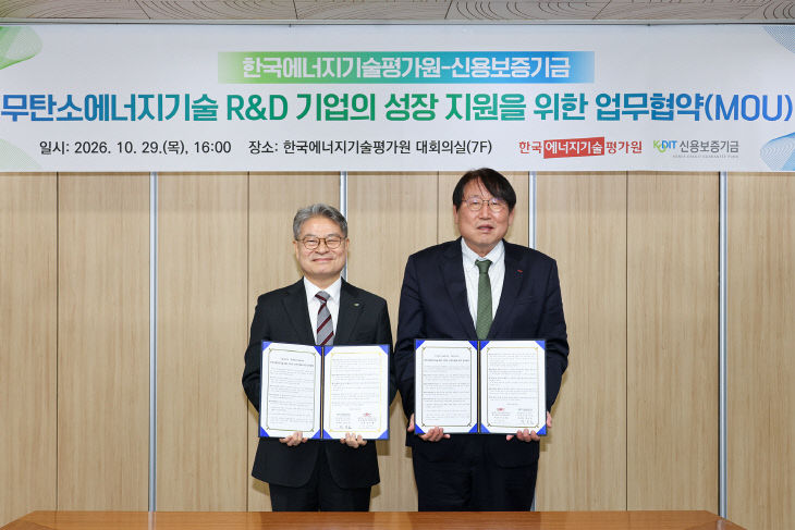 [사진] 신용보증기금_한국에너지기술평가원 업무협약식