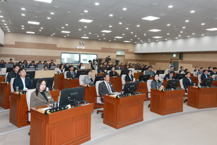 사진2_제268회 임시회 제6차 본회의 장면