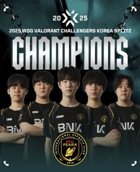BNK FEARX, SLT 완파하고 챌린저스 스플릿 2 우승