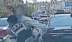 `나 전직 격투기 선수`…단속 피하려 경찰 향해 주먹 쥔 30대 송치
