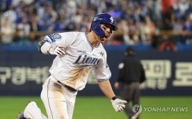 삼성 김영웅에 무너진 한화 독수리군단…PO 최종전은 24일 대전에서
