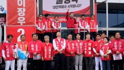 국민의힘 김민수 최고 위원의 부흥회 같은 샤우팅 대전 연설(영상)