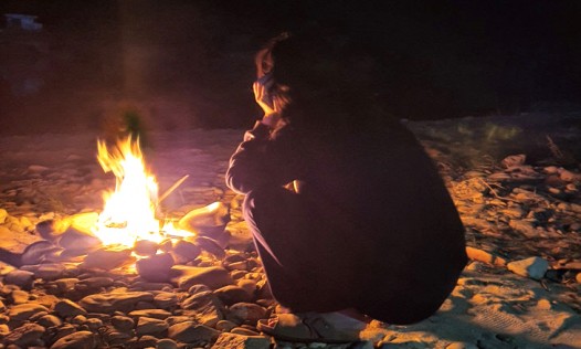 Campsite Scene in South korea