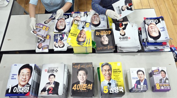 대전·세종·충청 `이재명 45%, 김문수 36%, 이준석 14%`