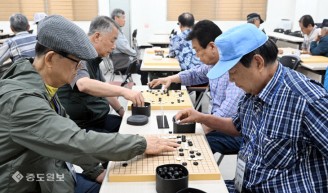 ‘내 한 수를 받아라’…노인 바둑·장기대회