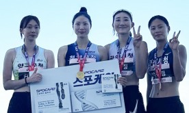 청양군청 육상팀, 전국실업육상대회서 금빛 질주