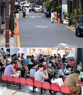 지상 ‘한산’ 지하 ‘북적’…폭염에 극과 극