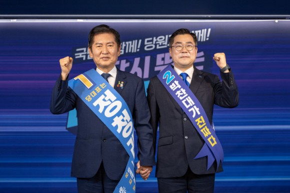 정청래 62.7% 충청서 기선제압 …與 당권주자들 해수부 논란엔 `침묵`