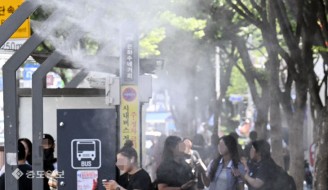 쿨링포그로 식히는 더위