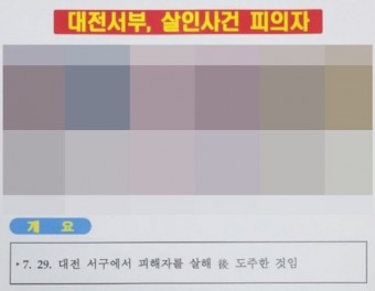 경찰 내부 자료인데…대전 교제살인 피의자 신상정보 온라인 유포