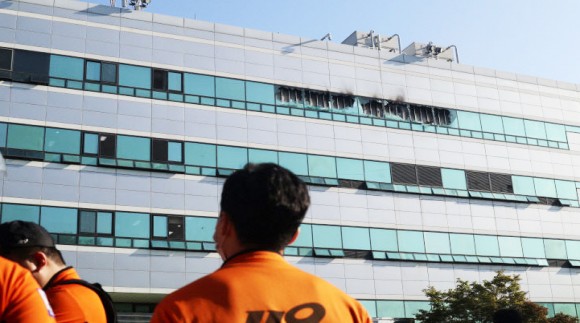 국정자원 화재 배터리 30억원 사업 불법하청 정황 포착