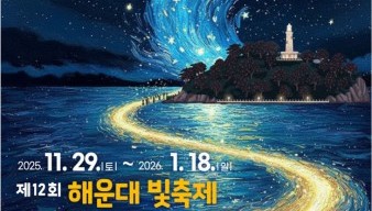 해운대 겨울밤 별의 물결이 밀려오다 '해운대빛축제'