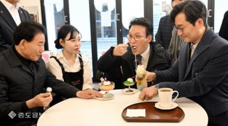 대전 제과 상점가 방문한 김민석 국무총리
