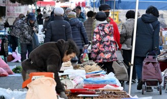 설 앞두고 북적이는 유성5일장