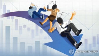 코스피 이틀 연속 급락... 개미들 "나 떨고있니"