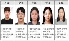 대전 수영 선수단, 아시안게임 국가대표 5명 배출