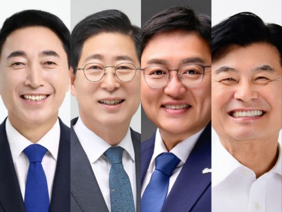 與 충남지사 양승조-박수현 세종시장 이춘희-조상호 결선行