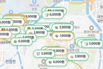 "저렴한 식당 없나"... 대전서 소비 지출 최소화 거지맵 활성화