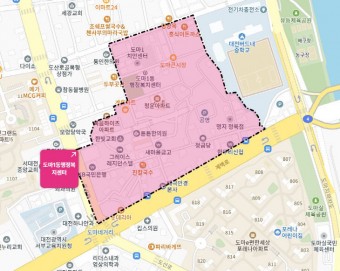 대전 `도마1동 행정복지센터`, 신생 핫플레이 상권으로 `주목`