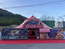 단양에 상설 서커스 공연장 개장…`미라클 서커스` 관광객 발길 이어져